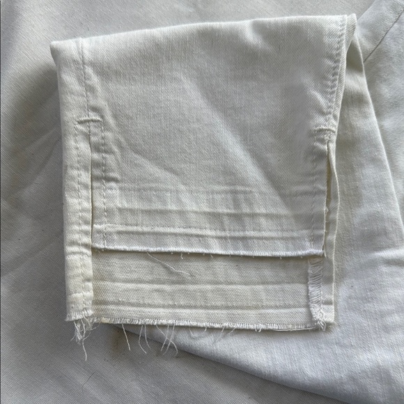 Just Black Denim White Straight Jeans Classic Style - Picture 3 of 4